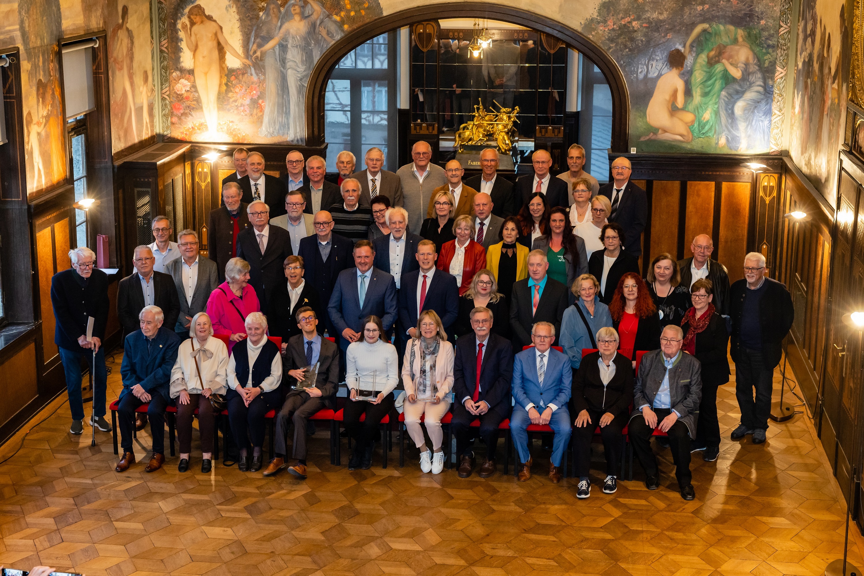 Gruppenbild aller Geehrten